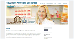 Desktop Screenshot of columbus-apotheke.de